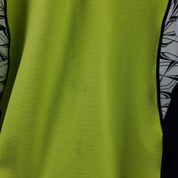 Pearl Izumi Elite Green Bike Tank Half Zip Fitness - Picture 6 of 6